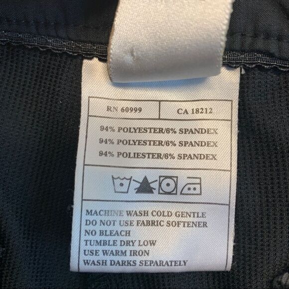 Nancy lopez golf Black golf Bermuda shorts Sz 8 NWOT - Picture 5 of 10